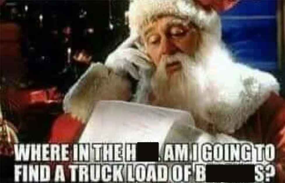 santa claus - Where In Theh Find A Truck Load Of B Amigoing To Sp