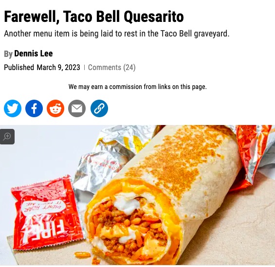 'Rat Poison, Hook Up Parties and Glock Quesadillas': The Year In Taco Bell