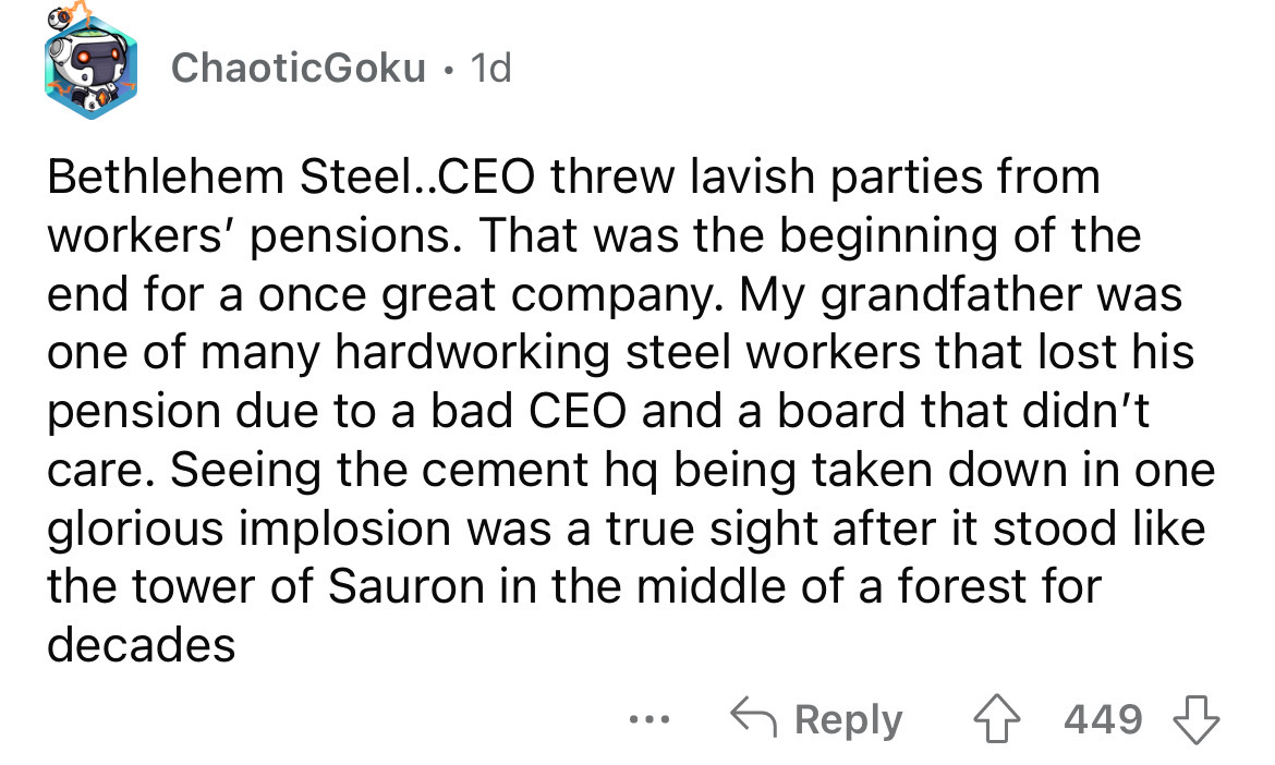 e learning paragraph for class 7 - ChaoticGoku . 1d Bethlehem Steel..Ceo threw lavish parties from workers' pensions. That was the beginning of the end for a once great company. My grandfather was one of many hardworking steel workers that lost his pensio