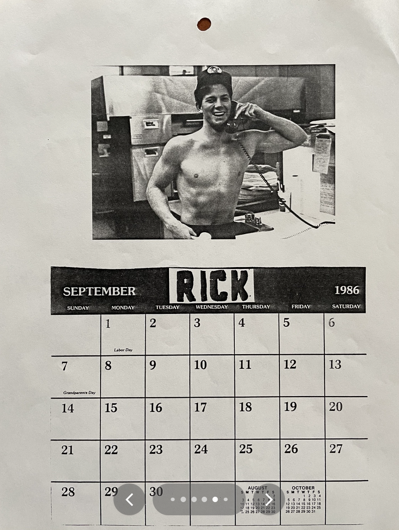 The '80s Hot Men of Little Caesars Calendar