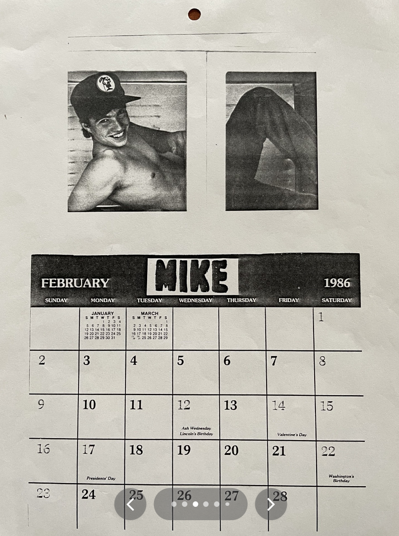 The '80s Hot Men of Little Caesars Calendar