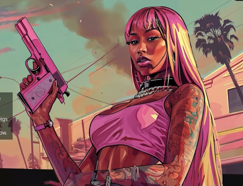 Midjourney Imagines Pop-Culture Icons as 'GTA VI' Loading Screens 