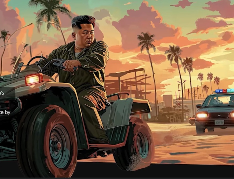 Midjourney Imagines Pop-Culture Icons as 'GTA VI' Loading Screens 