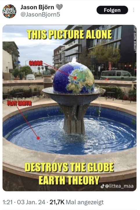 water resources - Level Jason Bjrn Headz Folgen This Picture Alone Wat Earth Hingart Destroys The Globe Earth Theory 03 Jan. 24 Mal angezeigt