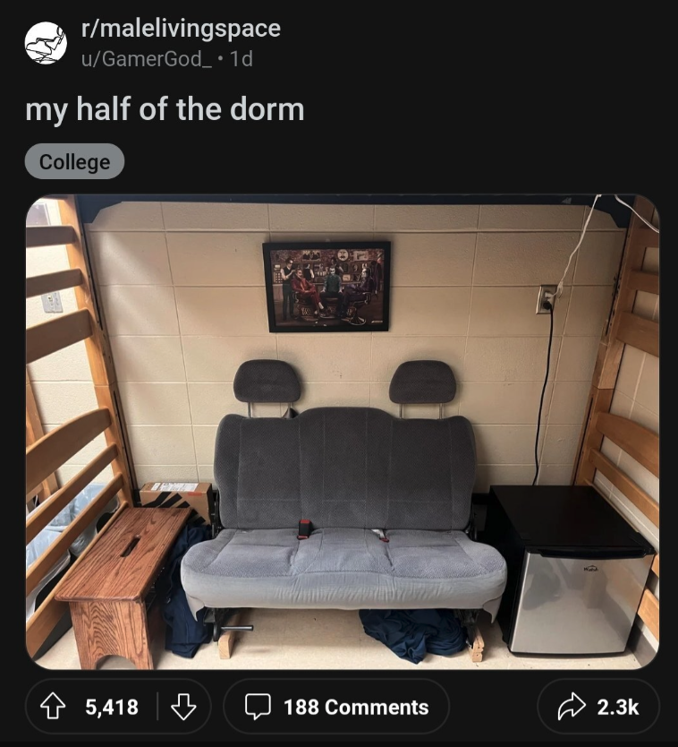 The Best and Worst of r/MaleLivingSpaces 