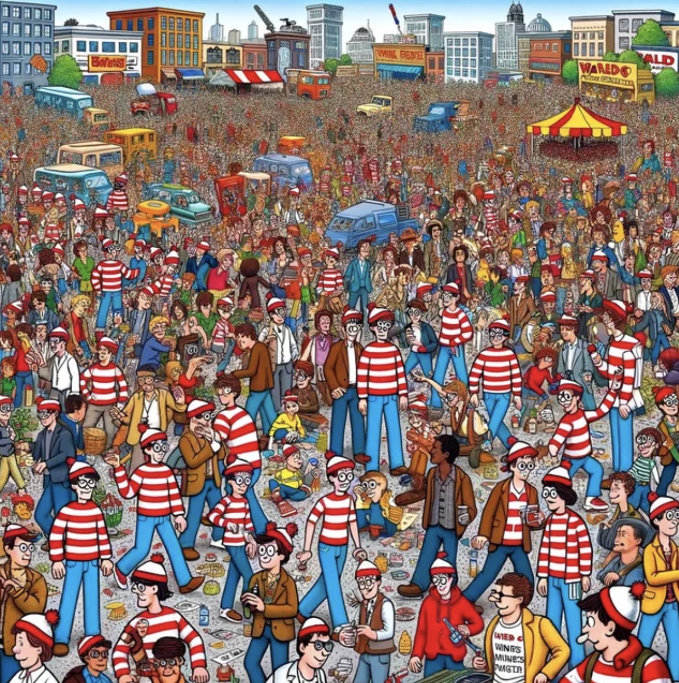 Quiet_Ambassador_927 isn’t alone in testing ChatGPT’s ability to make a Where’s Waldo picture either. User DaryJohn tried to make it “increasingly difficult to find Waldo.” Spoiler alert: It is never difficult to find Waldo.