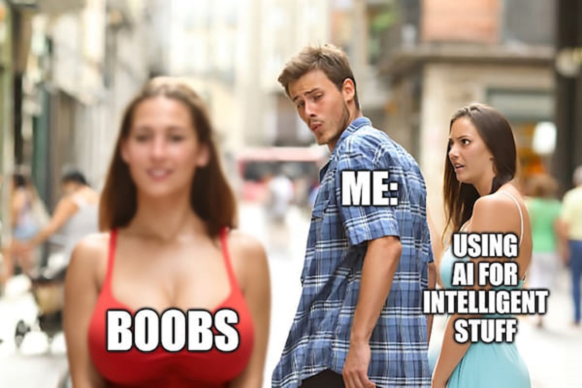 spicy memes -  girl - Boobs Me Using Ai For Intelligent Stuff