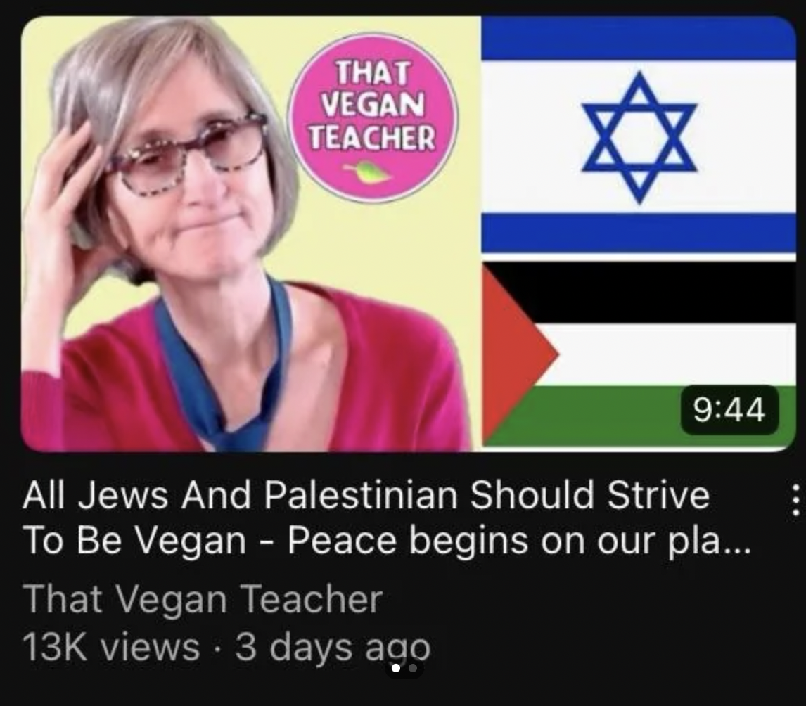 smile - That Vegan Teacher All Jews And Palestinian Should Strive To Be Vegan Peace begins on our pla... That Vegan Teacher 13K views 3 days ago
