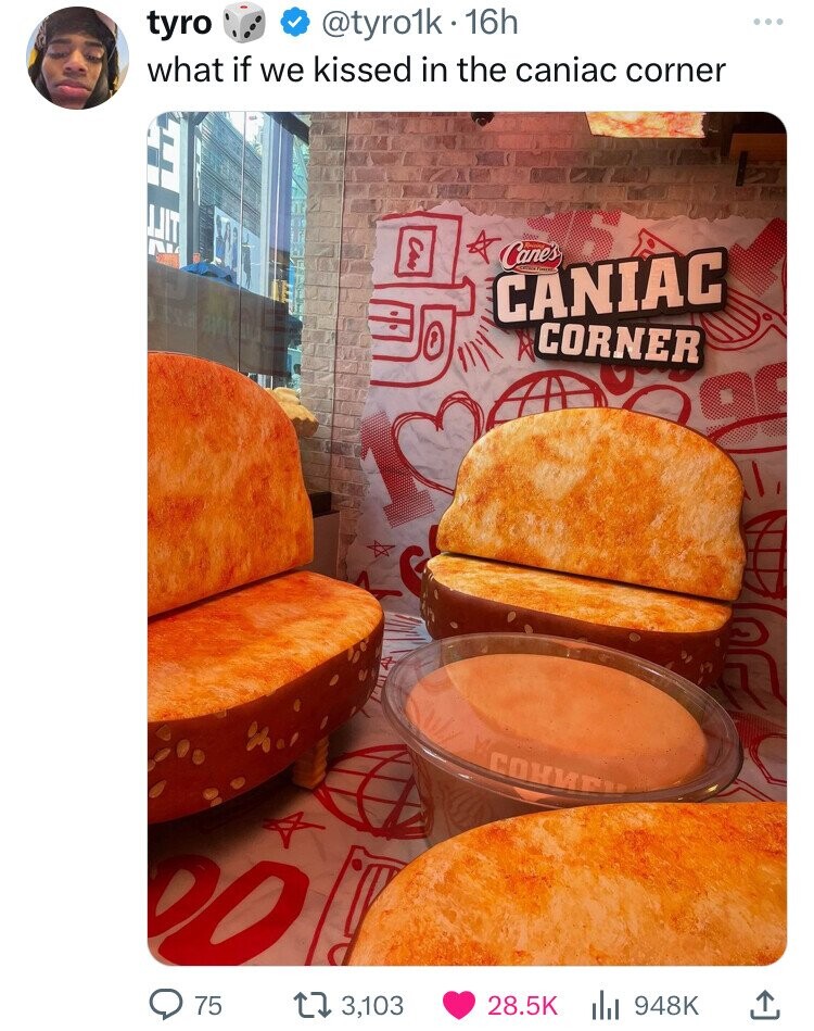 caniac corner raising cane's - tyro what if we kissed in the caniac corner 45 F 30 75 A 201 13,103 Cane's Caniac Corner Commer Re