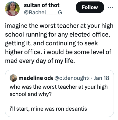 Twitter Users Share Stories About the Worst Teacher They Ever Had 