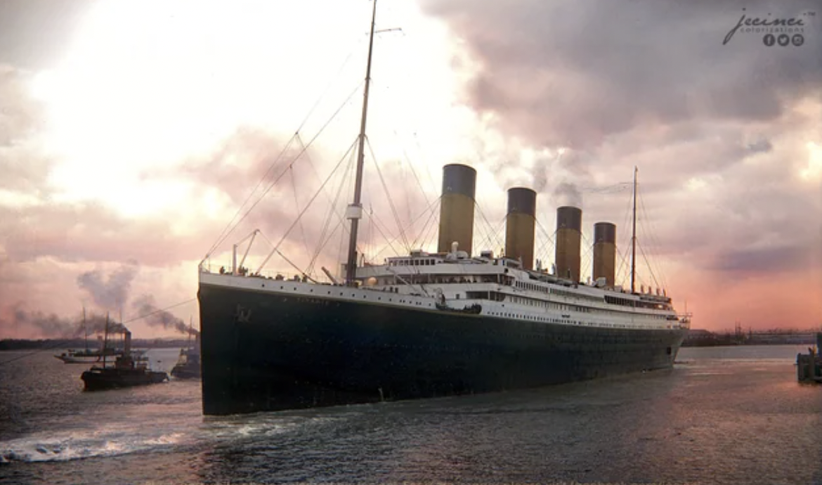 titanic photos colorized - Ceimer 000