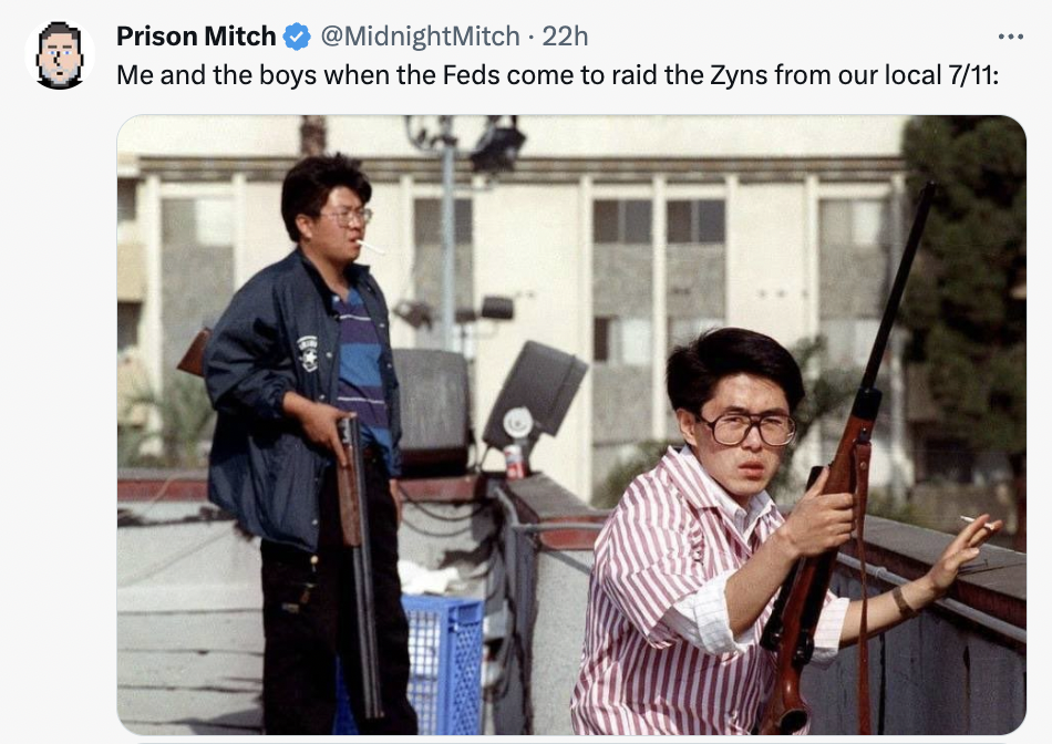 roof koreans - S Prison Mitch Me and the boys when the Feds come to raid the Zyns from our local 711