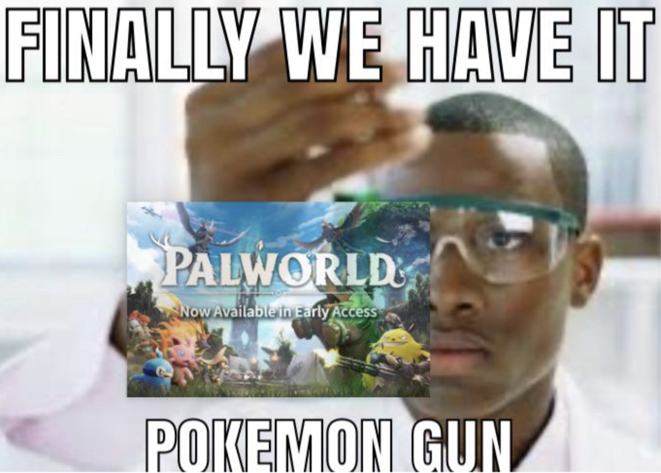 photo caption - Finally We Have It Palworld Now Available in Early Access Pokemon Gun