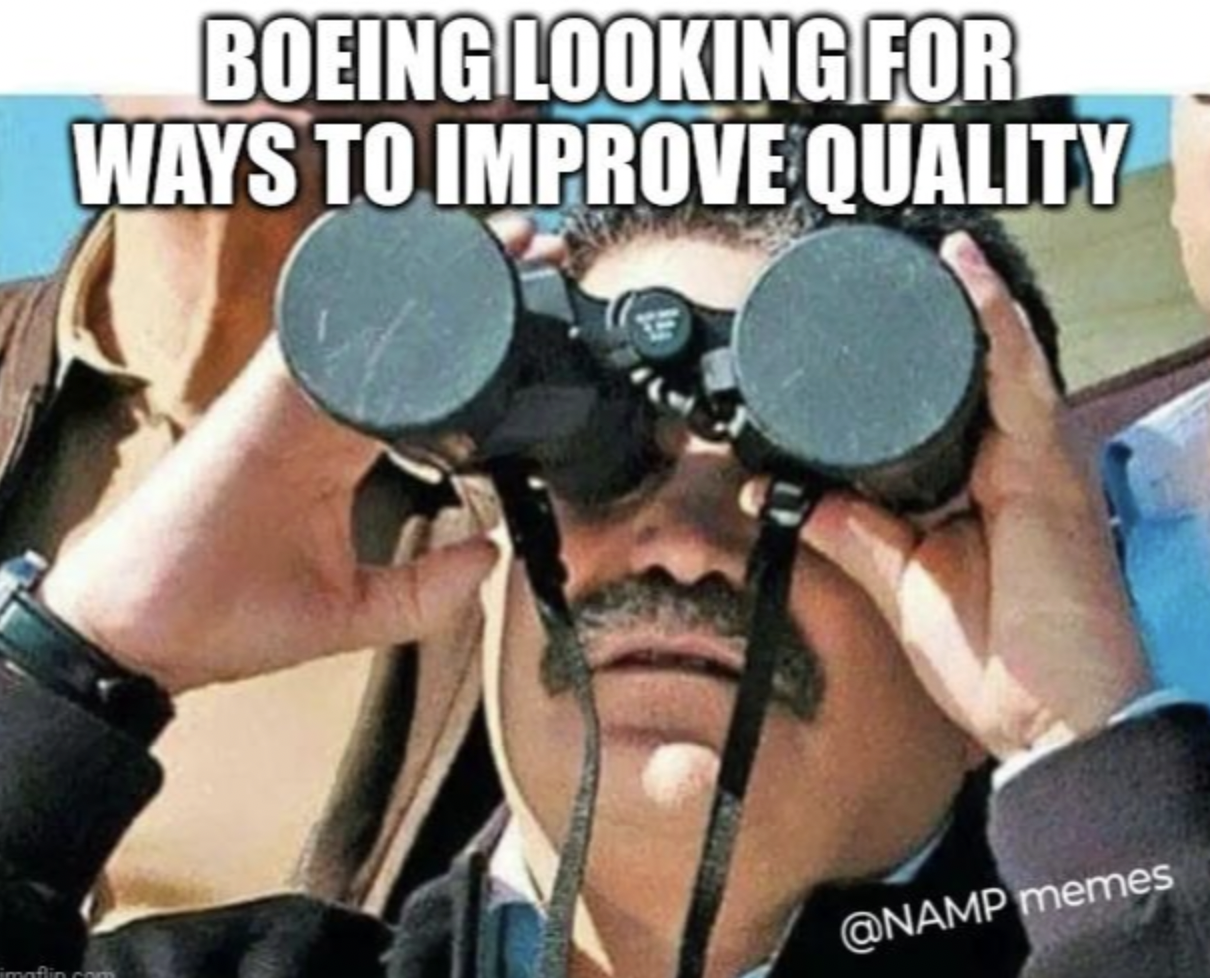photo caption - inva Boeing Looking For Ways To Improve Quality memes