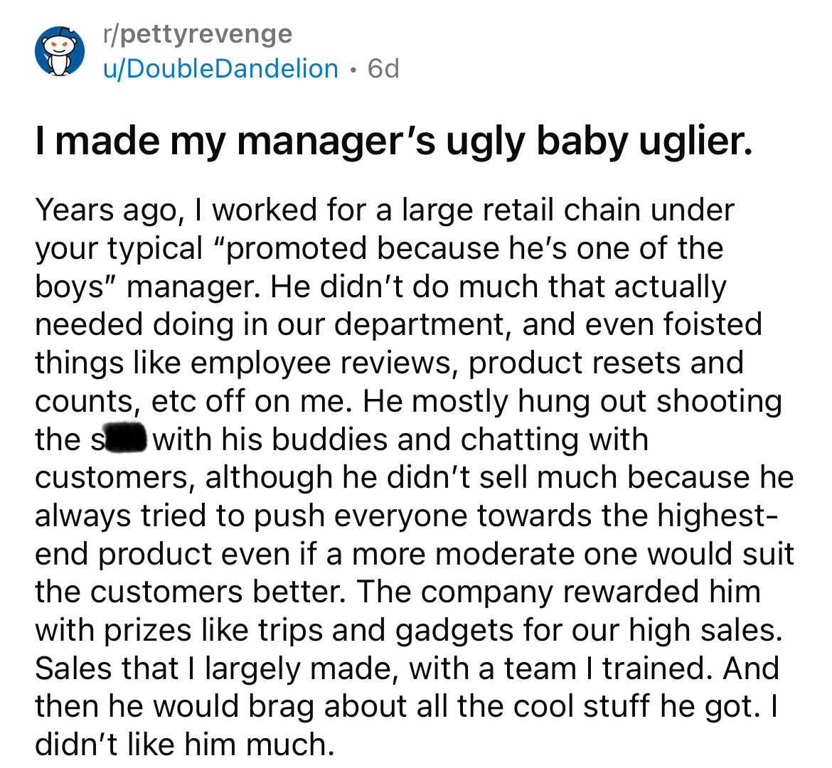 Revenge of the Week: Fed Up Employee Gets Back at Manager By Making Their New Baby Uglier