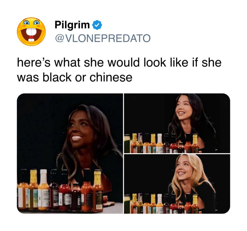 distilled beverage - Pilgrim here's what she would look if she was black or chinese