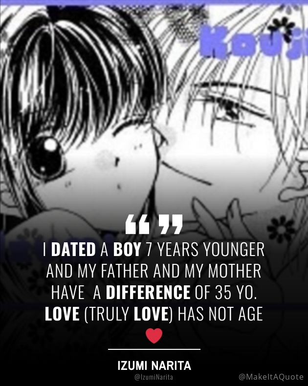 cartoon - 149 | Dated A Boy 7 Years Younger And My Father And My Mother Have A Difference Of 35 Yo. Love Truly Love Has Not Age Izumi Narita