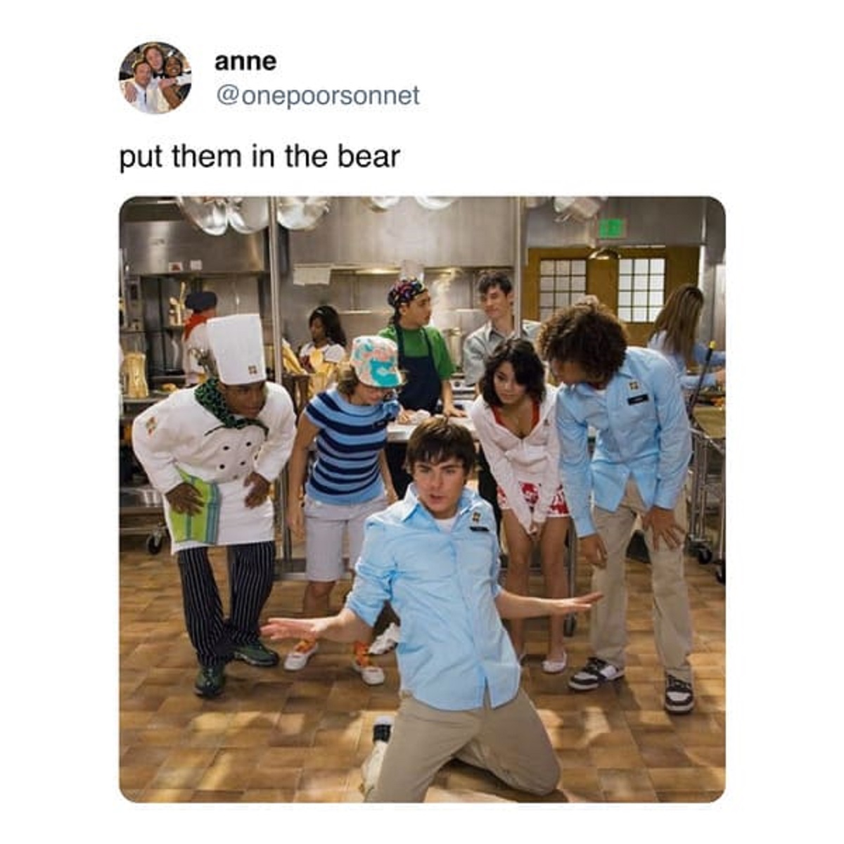 community - anne put them in the bear