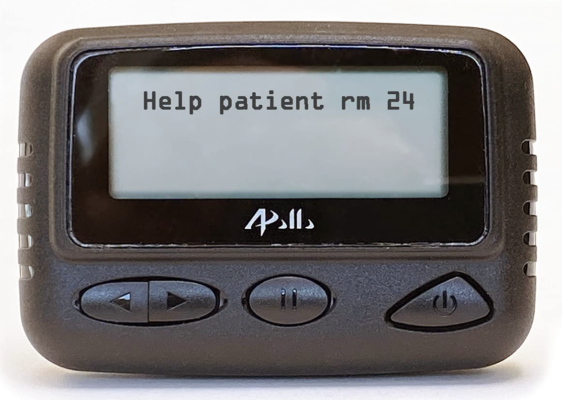 pager - Id Help patient rm 24