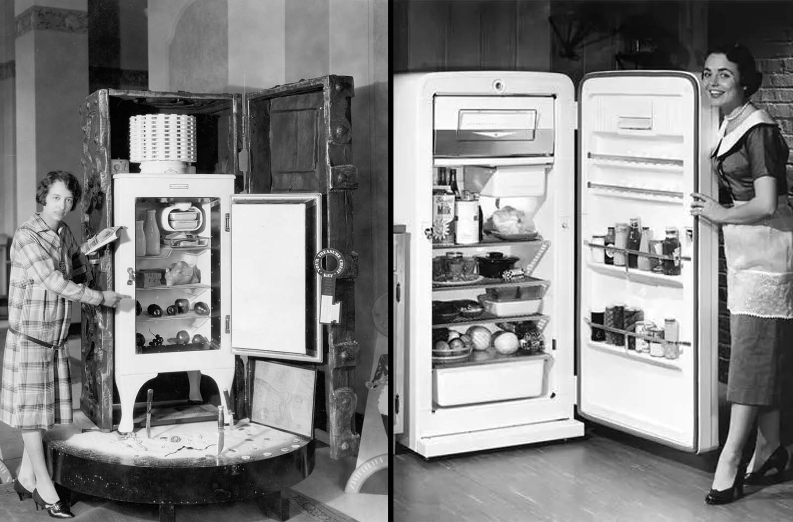 1920s fridge - Treasure Bise Key Littluse