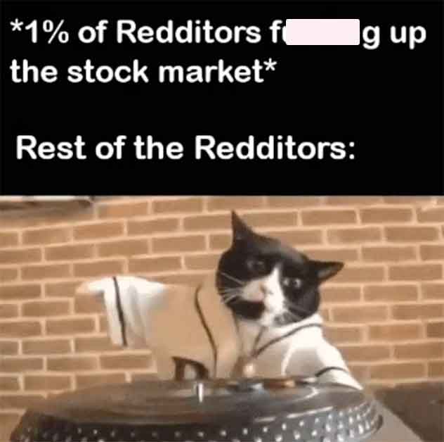 rockeros net - 1% of Redditors f the stock market Rest of the Redditors g up