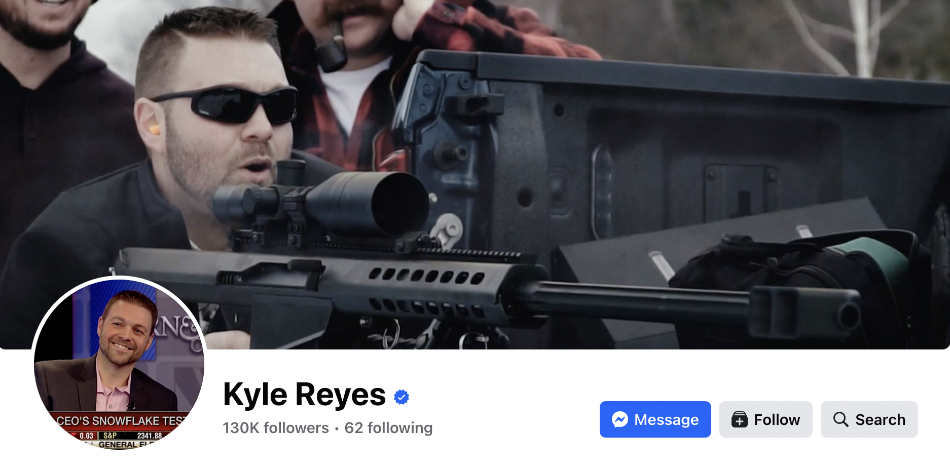 firearm - Ne Ceo'S Snowflake Tes Inte 201 General Kyle Reyes ers. 62 ing Message Q Search