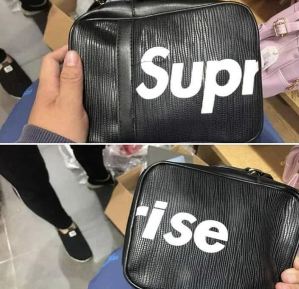 funny off brand names - Supr ise