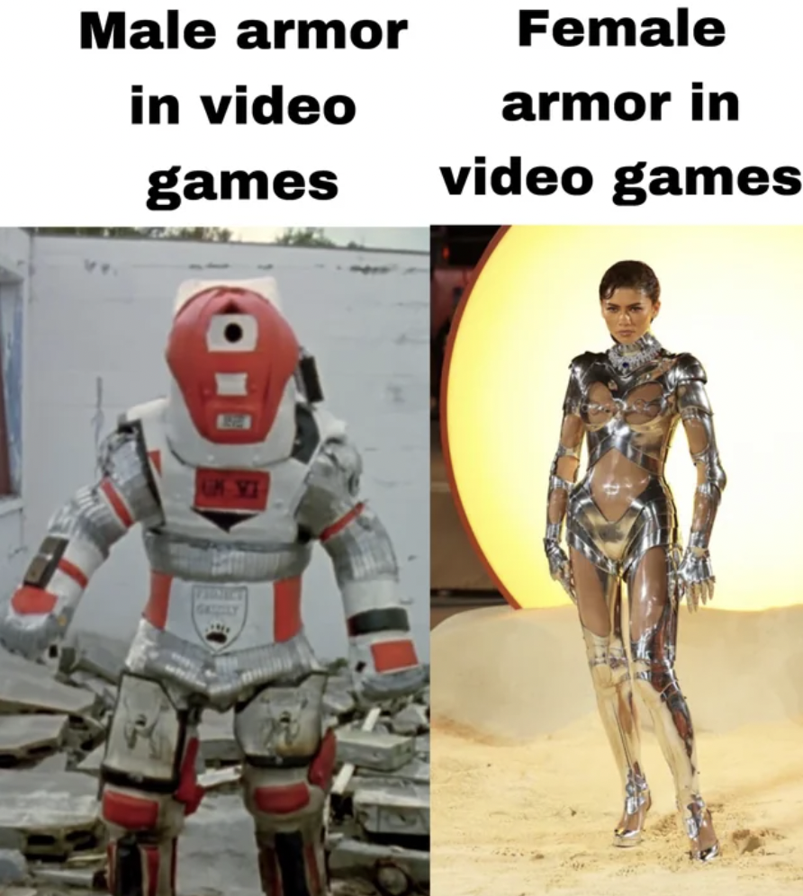 robot - Male armor in video games Female armor in video games