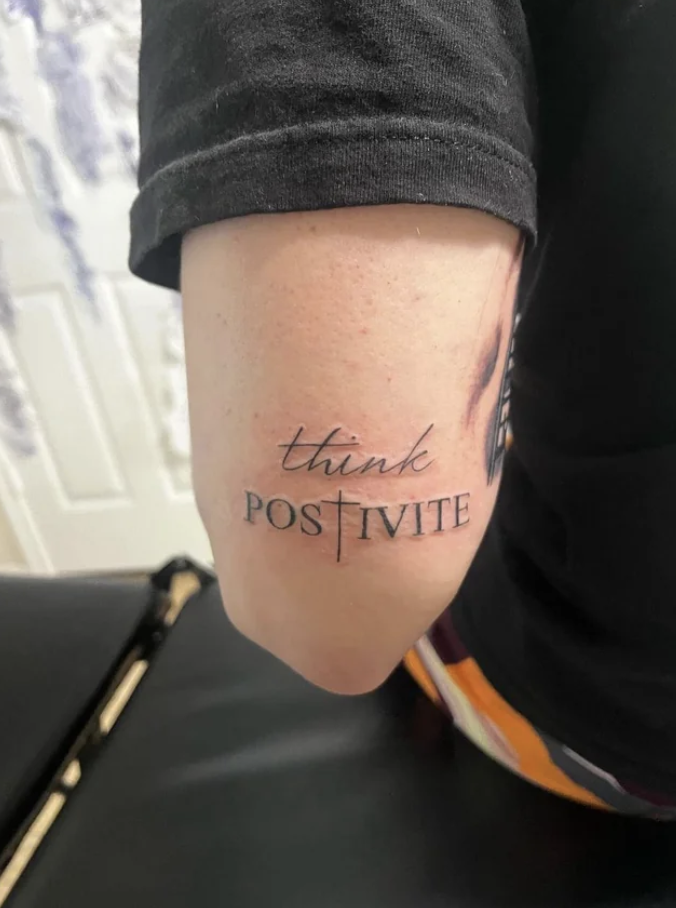 tattoo - think Postivite