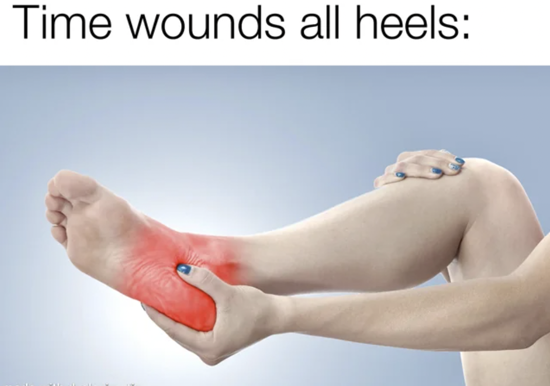 running ankle injury - Time wounds all heels