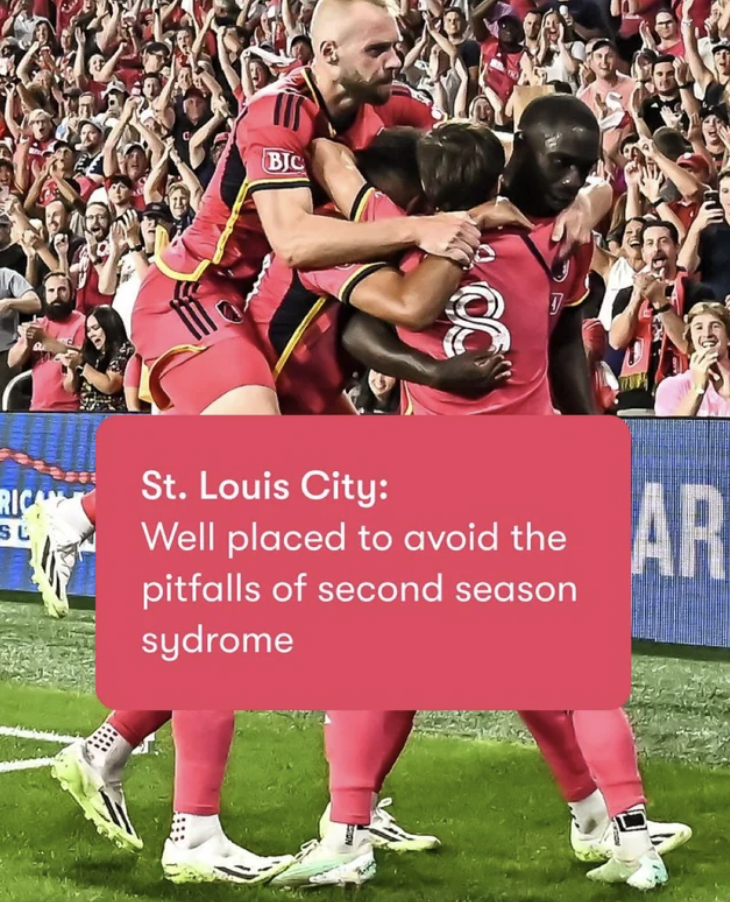 player - Su Bic St. Louis City Well placed to avoid the pitfalls of second season sydrome Ar