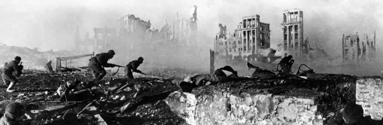 Stalingrad. Some say about 1.5 million dead in 6-8 months. Some accounts claim bodies littered the streets for months, frozen. Some civilians stayed in the city throughout, on the edge of starvation. The tanks were said to have had a hard time advancing down the street because their treads would slip on all the bodies.