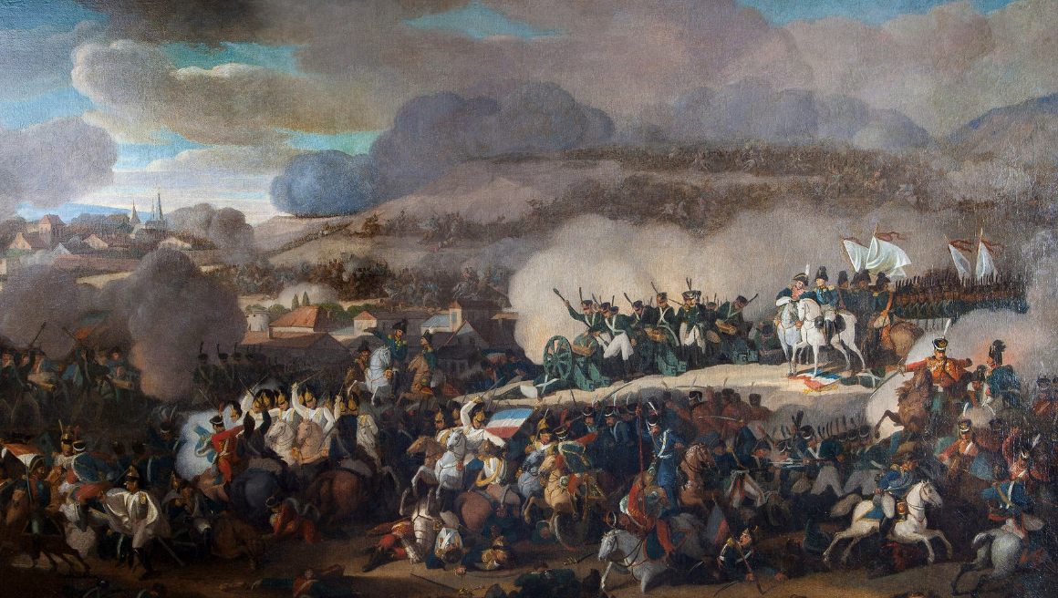 The Battle of Leipzig in 1813. Almost both armies at the end had barely anyone left, and it was a critical defeat for Napoleon. 