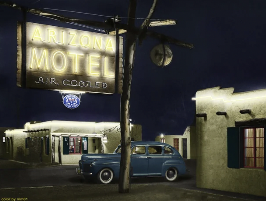 luxury vehicle - color by mm81 Arizona Motel Air Cooled Apa Aish W