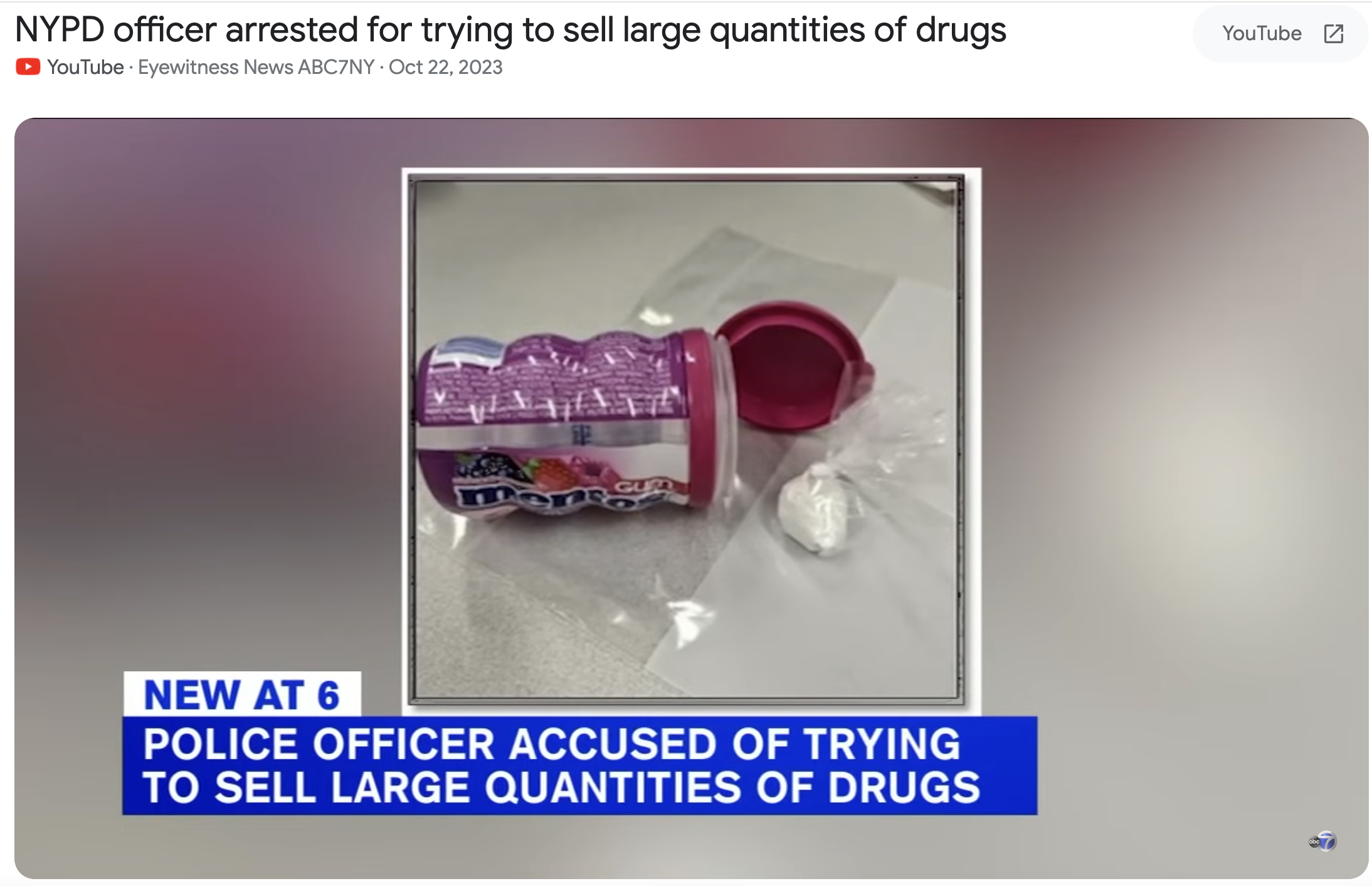 Nypd officer arrested for trying to sell large quantities of drugs YouTubeEyewitness News ABC7NY New At 6 Police Officer Accused Of Trying To Sell Large Quantities Of Drugs YouTube