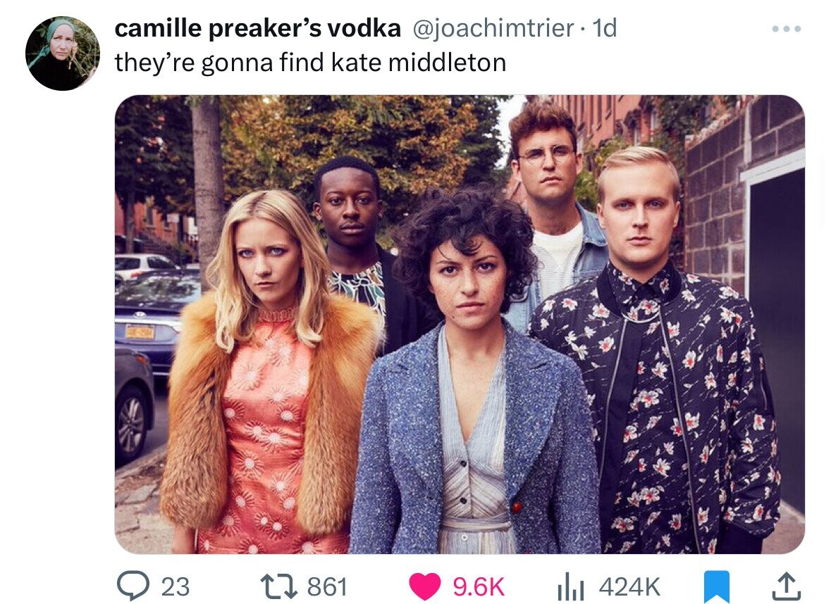 friendship - camille preaker's vodka . 1d they're gonna find kate middleton 23 1861 il