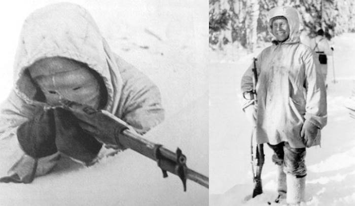 Simo Häyhä, aka the White Death. Over 500 confirmed kills, rarely used a scope.