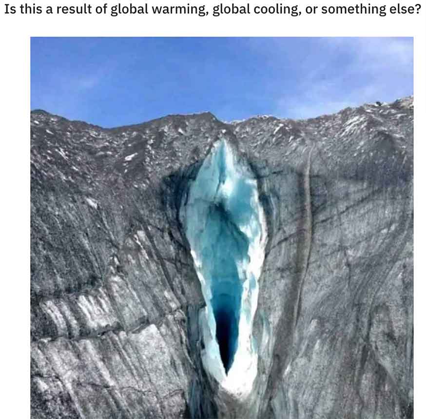 look like vagina - Is this a result of global warming, global cooling, or something else?