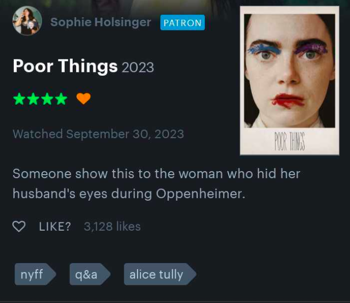 32 Hilarious Letterboxd Reviews for the Best Picture Oscar Nominees