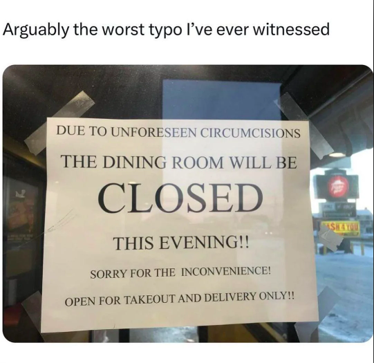 20 Hilarious Signs Spotted In the Wild