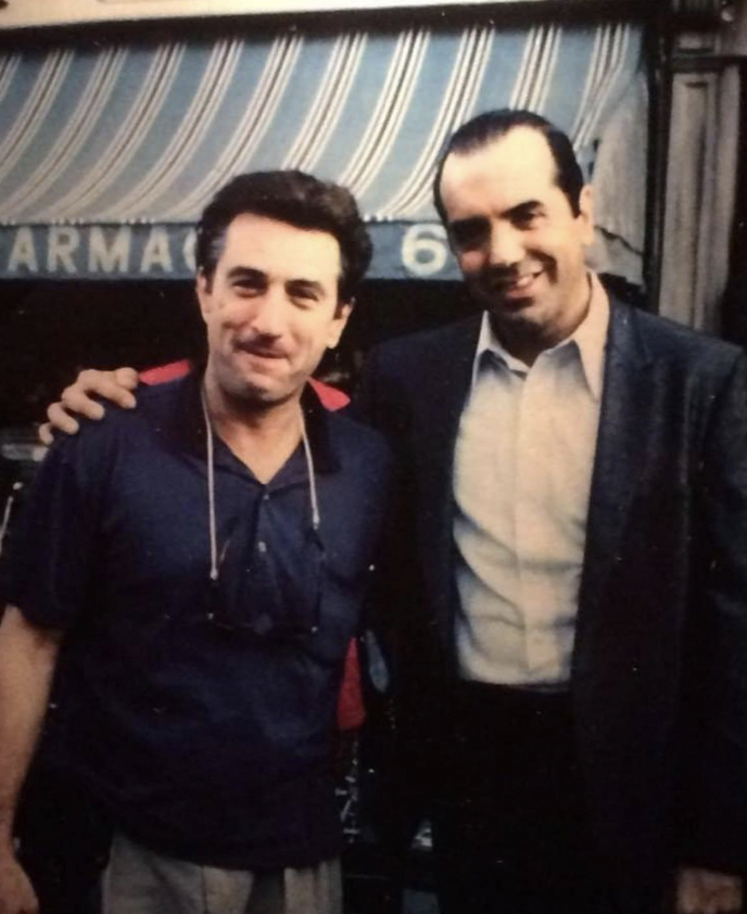 Robert De Niro and Chazz palminteri on the set of “A Bronx Tale” 1993.