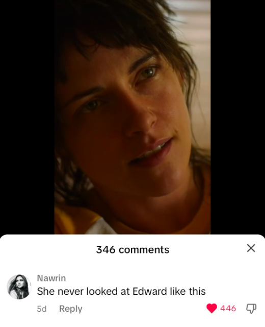 photo caption - 346 Nawrin She never looked at Edward this 5d 446 P