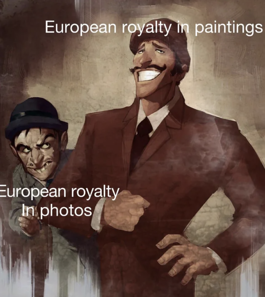 gentleman - European royalty in paintings European royalty In photos