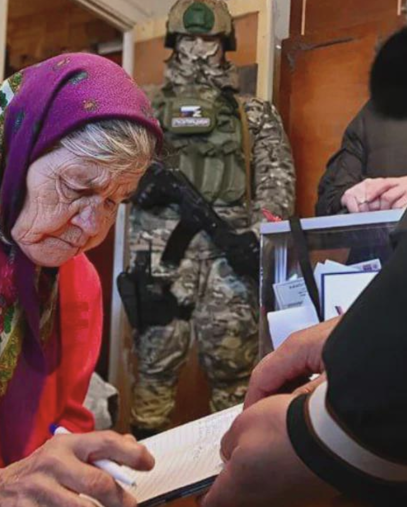 Election day in Russia. 