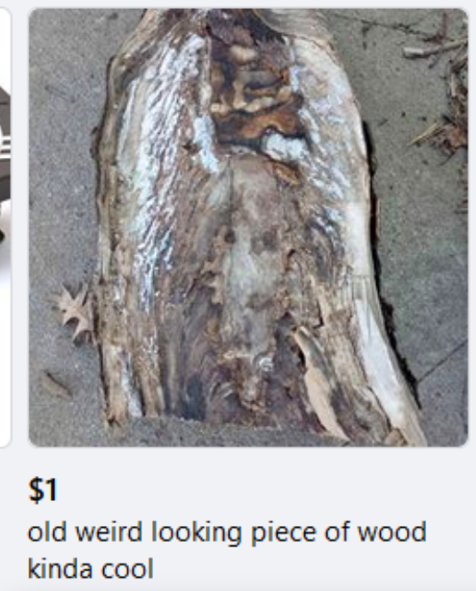 mexican pinyon - $1 old weird looking piece of wood kinda cool