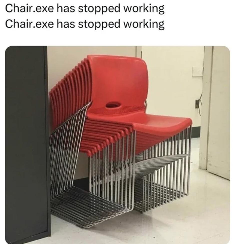 chair exe has stopped working - Chair.exe has stopped working Chair.exe has stopped working