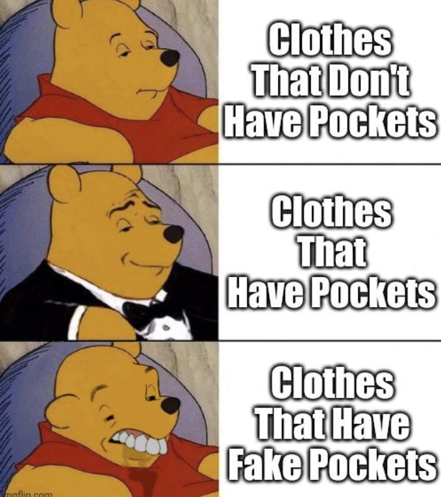 cartoon - naflin com Clothes That Don't Have Pockets Clothes That Have Pockets Clothes That Have Fake Pockets