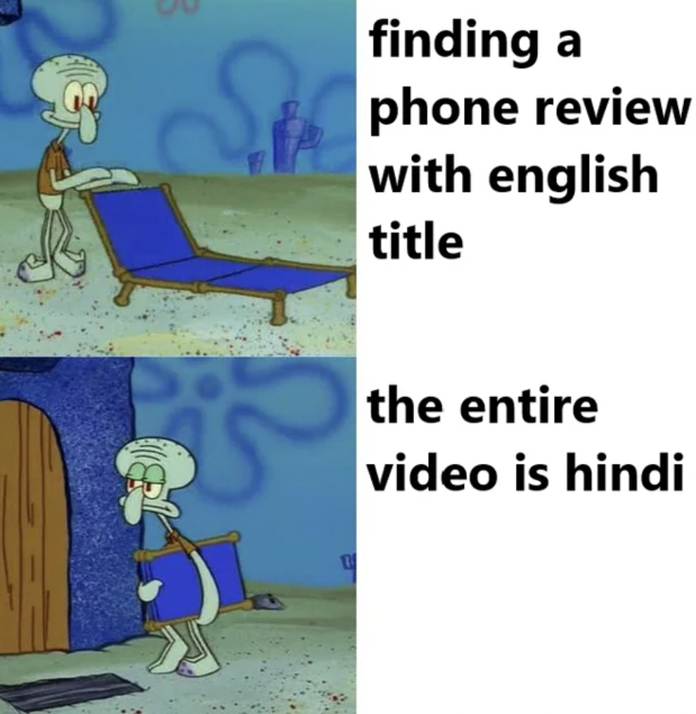 cartoon - finding a phone review with english title the entire video is hindi
