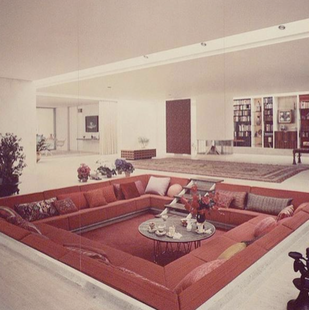 70s floor sofa