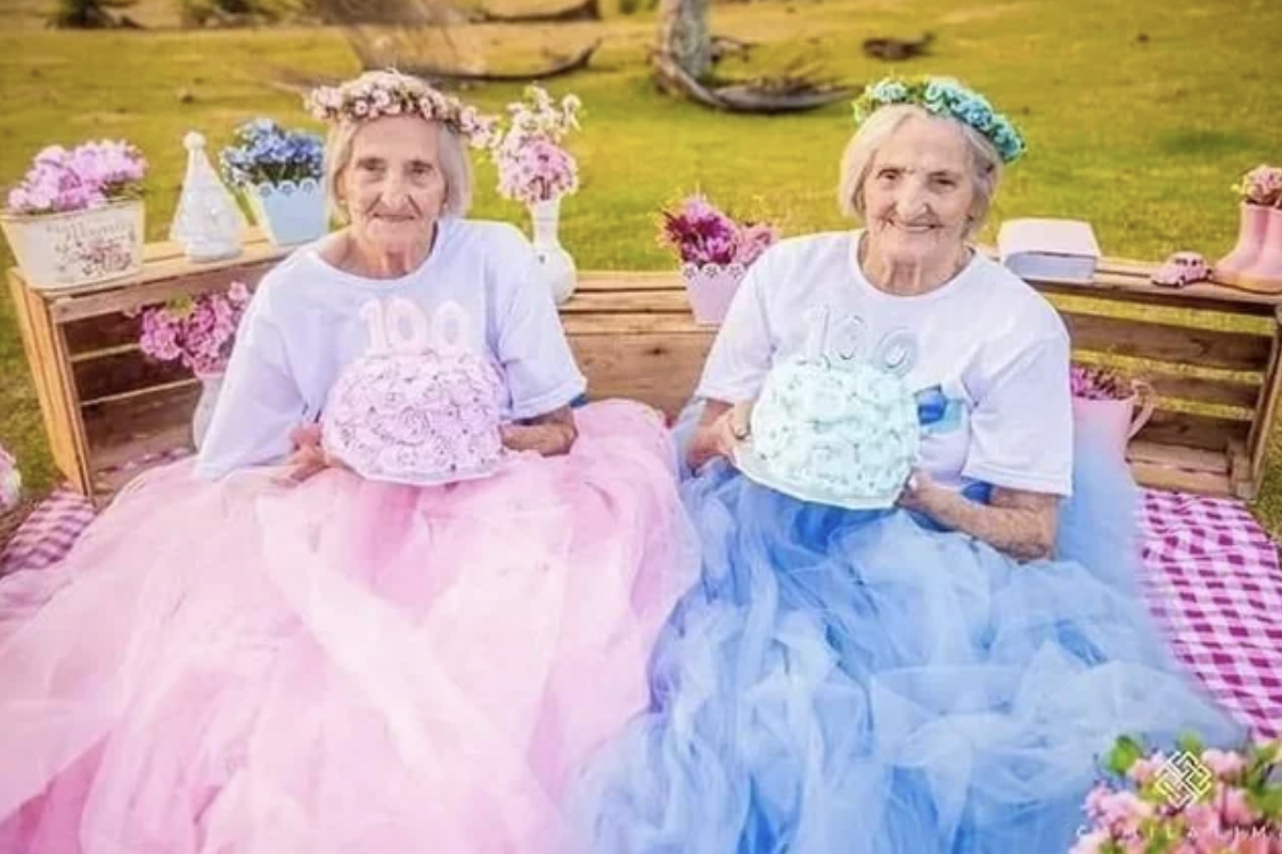twins celebrate 100th birthday - 100